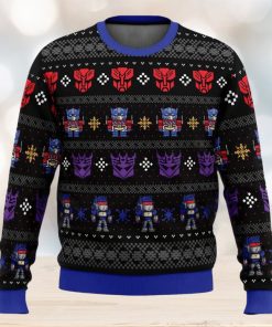 Xmas in Disguise Transformers Ugly Christmas Sweater