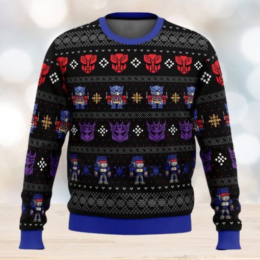 Xmas in Disguise Transformers Ugly Christmas Sweater