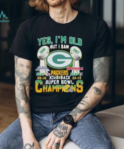 Yes I’m old but I saw Packers back 2 back Super Bowl Champions shirt