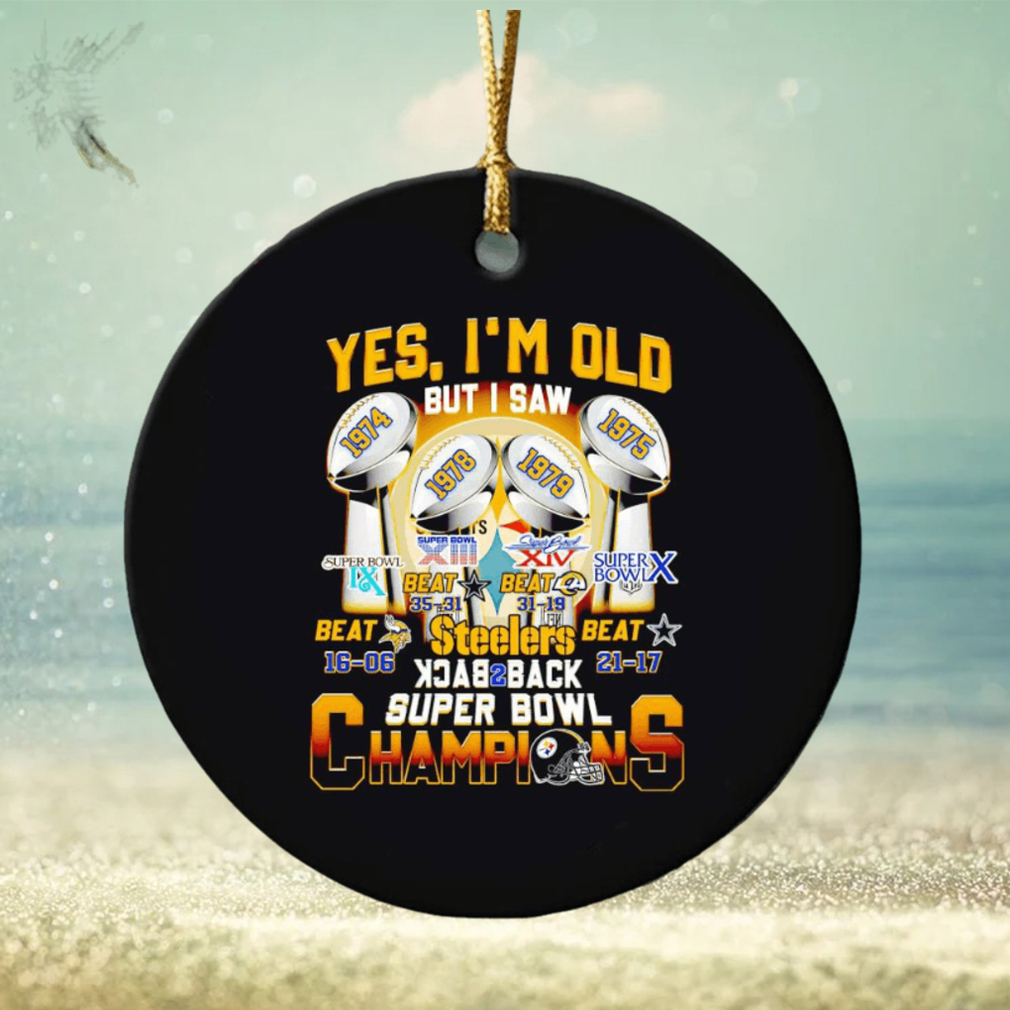 Yes I’m old but I saw Phialadelphia Phillies s back to back Stanley Cup Champions ornament Yes I’m old but I saw Phialadelphia Phillies s back to back Stanley Cup Champions ornament