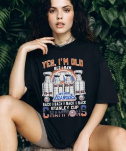 Yes I’m old but I saw new york islanders back 2 back 2 back 2 back stanley cup champions shirt