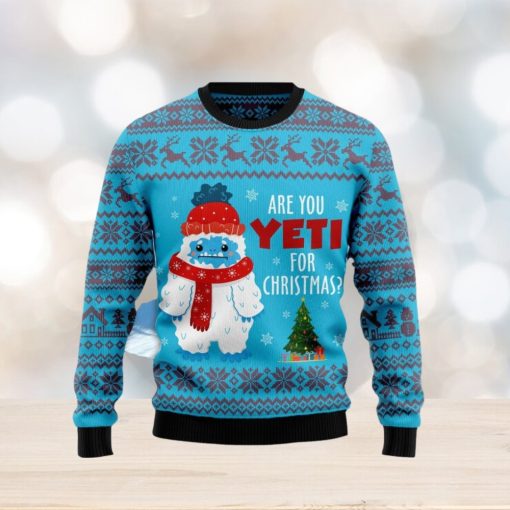 Yeti Christmas Family Gift Ugly Christmas Sweater