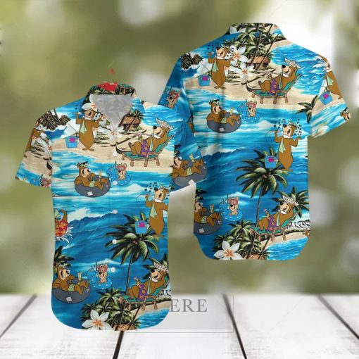 Yogi Bear Pirates Of Caribbean And Friends Holiday Cool Hawaiian Shirt