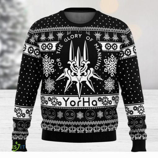 Yorha Nier Automata Cute Ugly Christmas Sweater Christmas Gift For Family