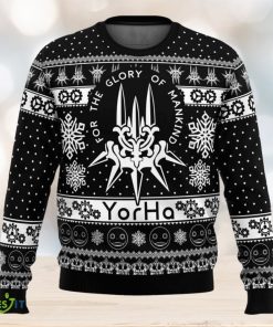 Yorha Nier Automata Cute Ugly Christmas Sweater Christmas Gift For Family