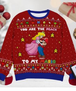 You Are The Peach Personalized 3D Knitted Ugly Sweater