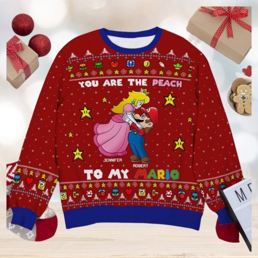 You Are The Peach Personalized 3D Knitted Ugly Sweater