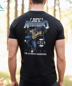 Youth Ripple Junction Black Rey Mysterio Illustration T Shirt