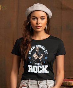 Youth Ripple Junction Black The Rock Team Bring It T Shirt