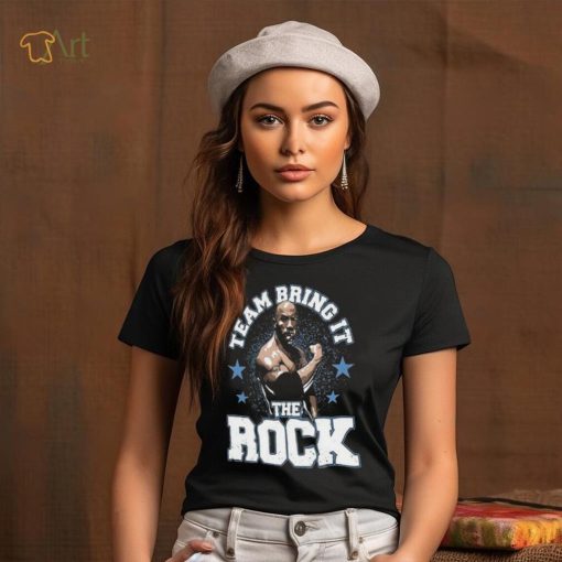 Youth Ripple Junction Black The Rock Team Bring It T Shirt