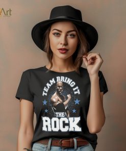 Youth Ripple Junction Black The Rock Team Bring It T Shirt