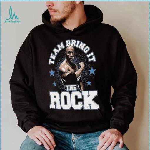 Youth Ripple Junction Black The Rock Team Bring It T Shirt