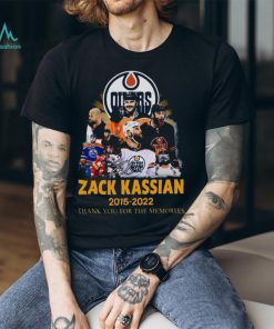 Zack Kassian 2015 2022 Thank You For The Memories, hoodie, sweater, long sleeve and tank top Zack Kassian 2015 2022 Thank You For The Memories