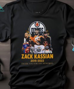 Zack Kassian 2015 2022 Thank You For The Memories, hoodie, sweater, long sleeve and tank top Zack Kassian 2015 2022 Thank You For The Memories