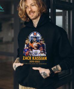 Zack Kassian 2015 2023 Thank You For The Memories Shirt