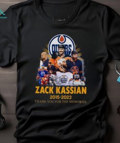 Zack Kassian 2015 2023 Thank You For The Memories Shirt