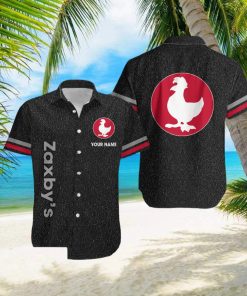 Zaxby’s Custom Name Famous New Aloha Hawaiian Beach Shirt For Summer Tropical Summer