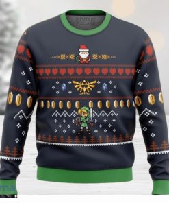 Zelda Santa Link  Ugly Christmas Sweater For Men Women