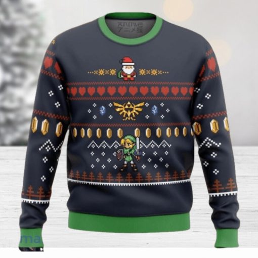 Zelda Santa Link  Ugly Christmas Sweater For Men Women