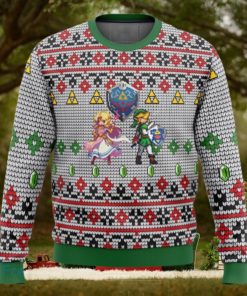 Zelda and Link 3D Ugly Christmas Sweater Christmas Holiday Gift