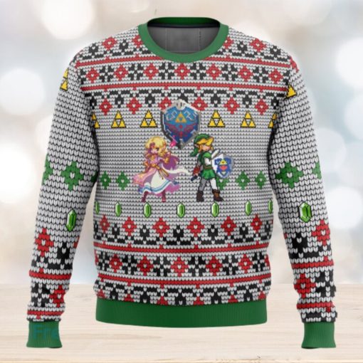 Zelda and Link 3D Ugly Christmas Sweater Christmas Holiday Gift