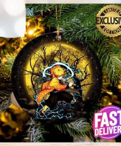 Zenitsu Moonlight 2023 Holiday Gifts Custom Name Christmas Ornament