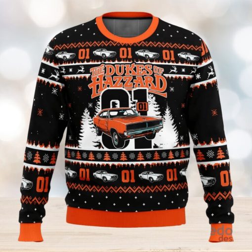 Zero One The Duke of Hazzard 3D Ugly Christmas Sweater Christmas Gift Ideas Party Gift