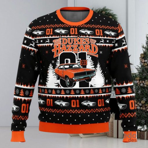 Zero One The Duke of Hazzard 3D Ugly Christmas Sweater Christmas Gift Ideas Party Gift