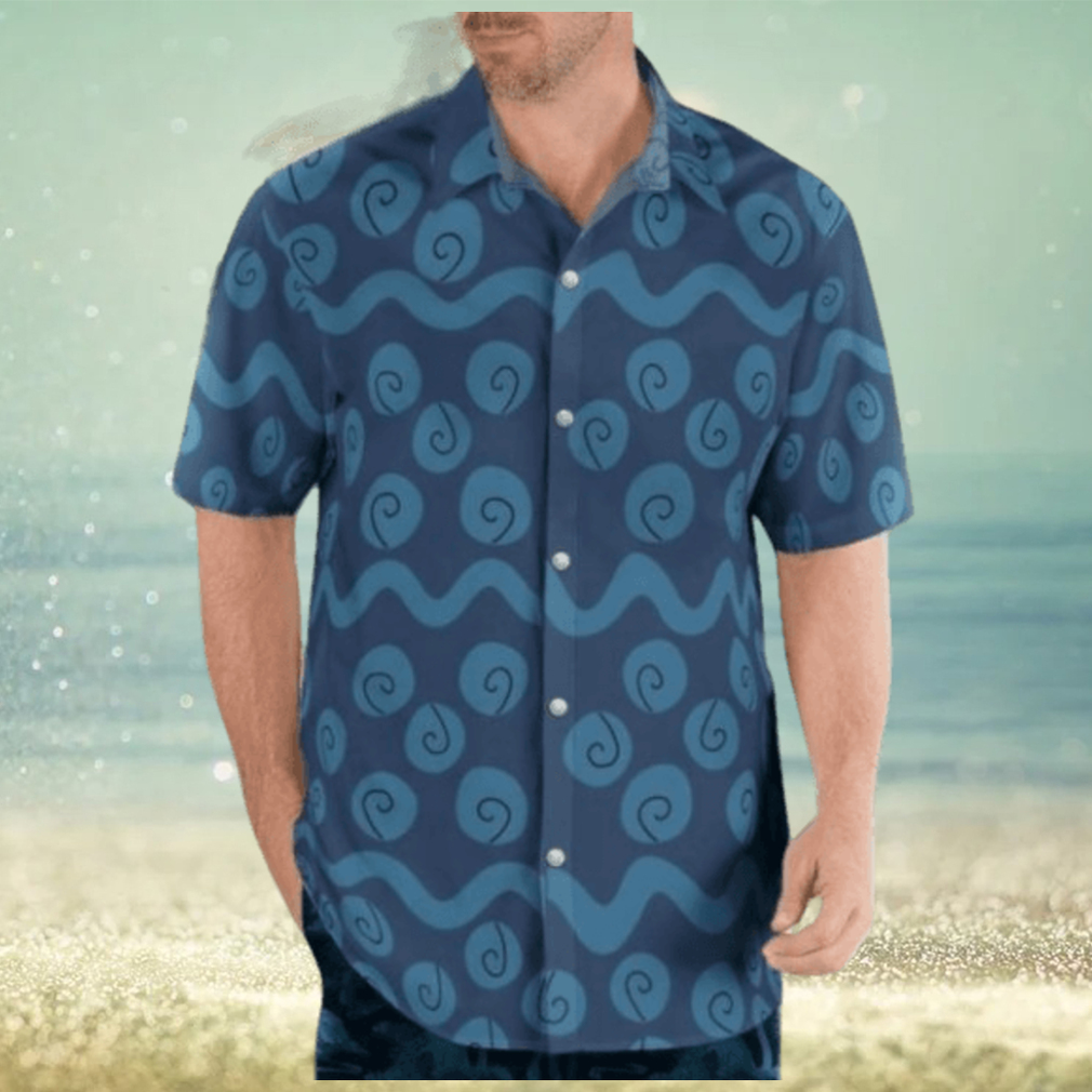 Roronoa Zoro Pre-Timeskip Stripes One Piece Button Up Hawaiian Shirt