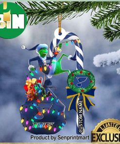 christmas gifts st louis blues nhl grinch candy cane custom name ornament 1 V1fAT