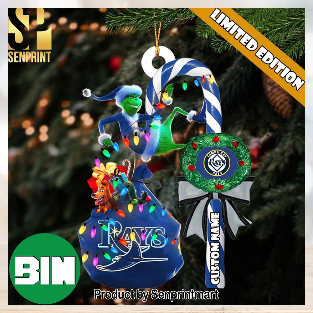 christmas gifts tampa bay rays mlb custom name grinch candy cane ornament 1 MUXv3 christmas gifts tampa bay rays mlb custom name grinch candy cane ornament 1 MUXv3