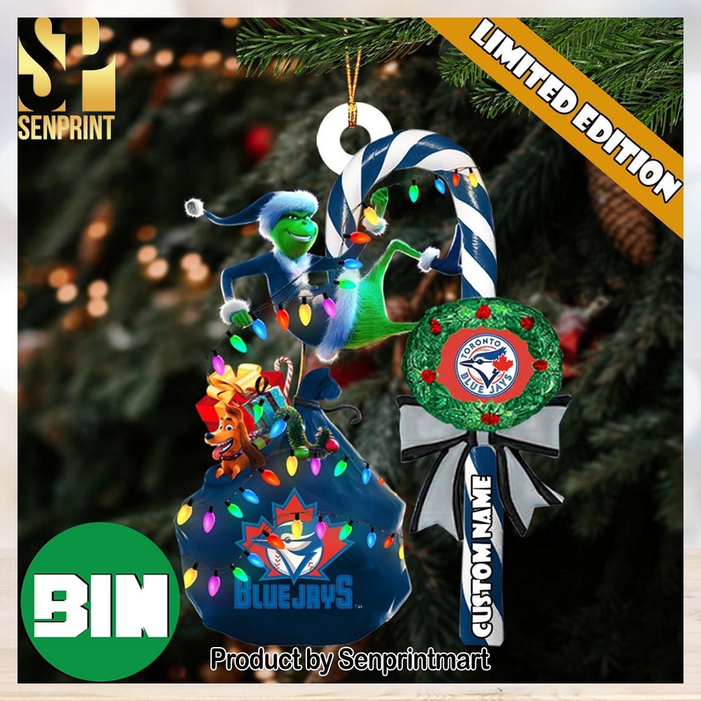 christmas gifts toronto blue jays mlb custom name grinch candy cane ornament 1 rS30v christmas gifts toronto blue jays mlb custom name grinch candy cane ornament 1 rS30v