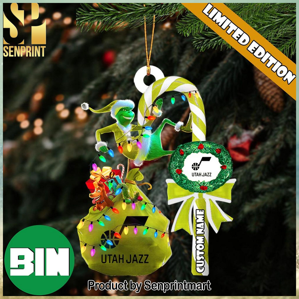 christmas gifts utah jazz nba custom name grinch candy cane ornament 1 ycmKM christmas gifts utah jazz nba custom name grinch candy cane ornament 1 ycmKM