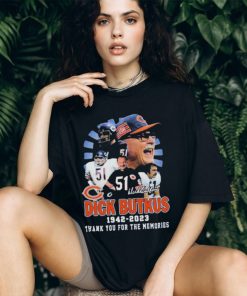 dick Butkus 1942 2023 Chicago Bears Memories Signature T Shirts