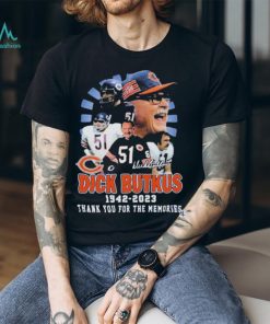 dick Butkus 1942 2023 Chicago Bears Memories Signature T Shirts