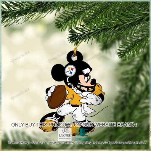 mickey mouse nfl pittsburgh steelers christmas ornament 1 52791
