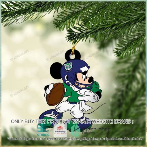 mickey mouse nrl new zealand warriors christmas ornament 1 59279