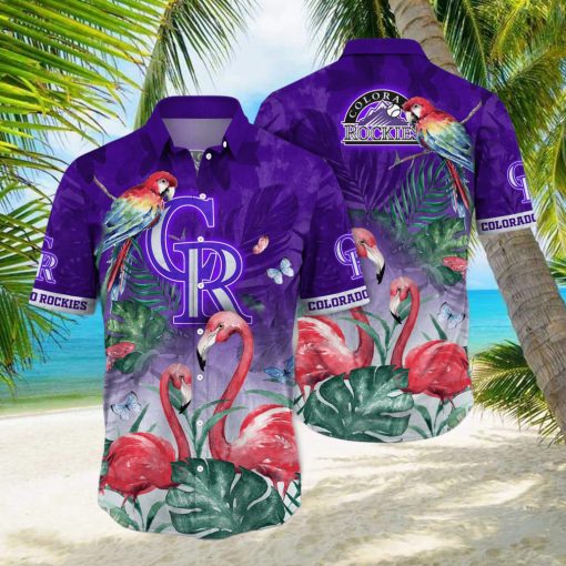 olorado Rockies MLB Hawaiian Shirt Sunsets Aloha Shirt