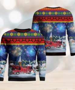 oy City Fire Department AOP Ugly Sweater Men And Women Christmas Gift