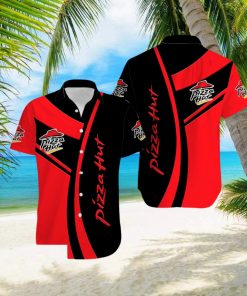 pizza hut Contemporary Logo 3D Hawaiian Shirt For Men And Women Tropical Summer