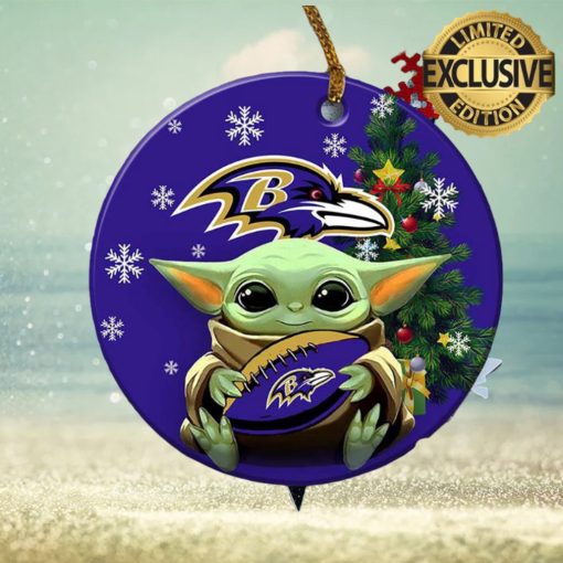 [removal.ai]_931d485e c6e9 4a2a a0d1 2aae6a2b8ec9 baltimore ravens baby yoda nfl xmas gifts ceramic christmas tree decorations ornament