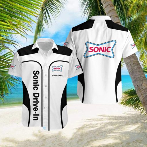 sonic drive in Custom Name Latest Brand New All Over Print Hawaii Shirt Men And Women Gift For Family Tropical Summer