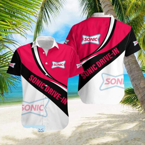 sonic drive in Organic Brand 3D Hawaiian Shirt For Men And Women Tropical Summer