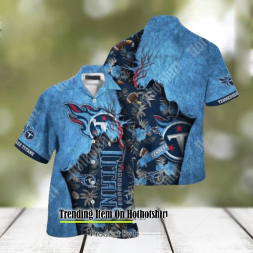 tennessee titans nfl tropical print sumer gift for fans hot trend hawaiian shirt