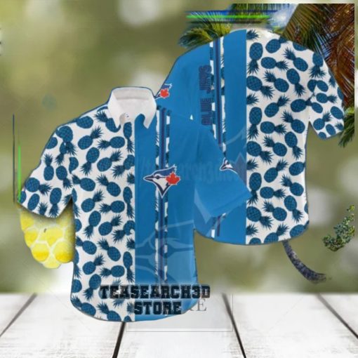 toronto blue jays pineapple for men and women gift for fans mlb hawaiian shirt