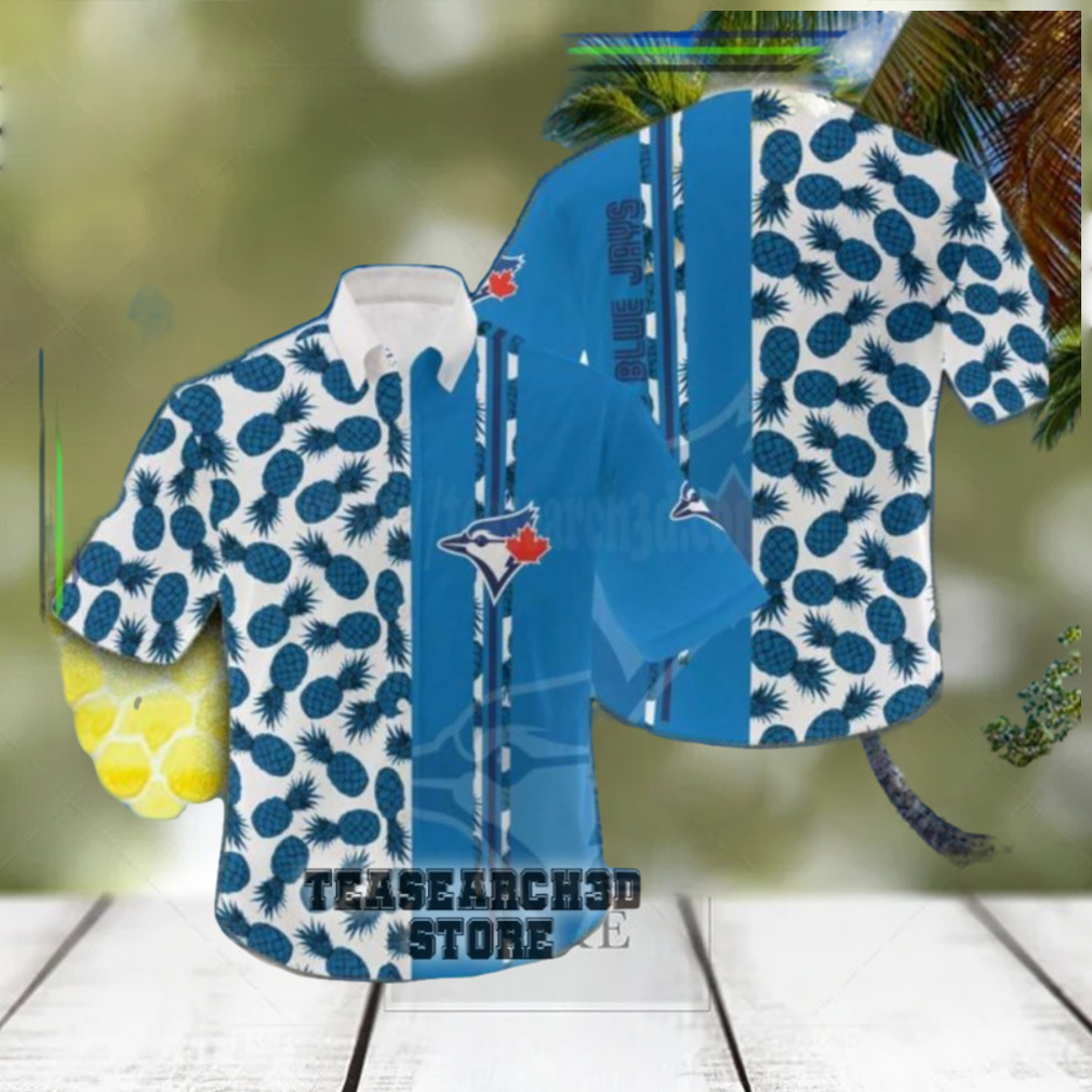 toronto blue jays pineapple for men and women gift for fans mlb hawaiian  shirt - Limotees