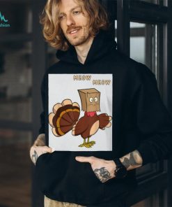unny Fake Cat Meow Thanksgiving Turkey Classic T Shirt