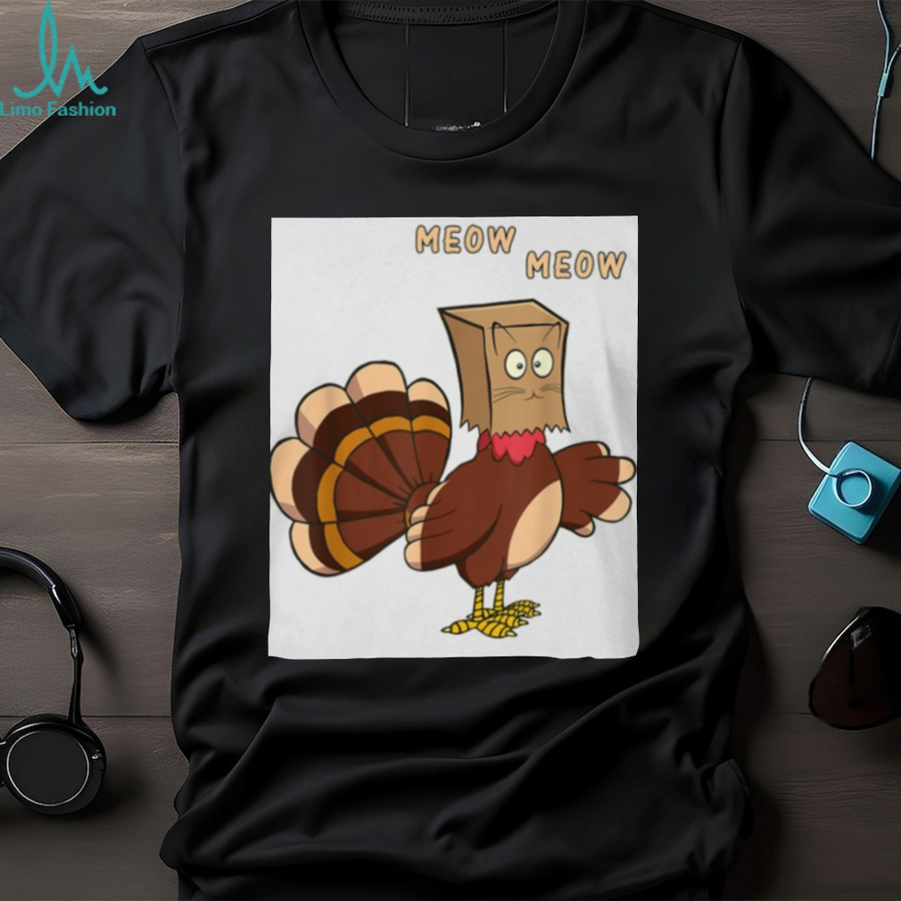 unny Fake Cat Meow Thanksgiving Turkey Classic T Shirt unny Fake Cat Meow Thanksgiving Turkey Classic T Shirt