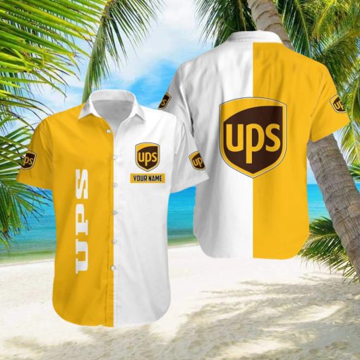 ups Personalized Name Bright New 3D Hawaiian Beach Shirt For Summer