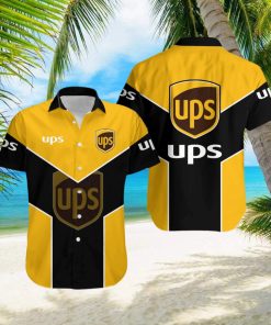 ups Unisex Logo Beach Hawaiian Shirt Gift For Fans